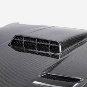Ford Mustang Mach 1 Hood - Anderson Composites - Type-SK Double-Sided - Carbon Fiber - `21-`23